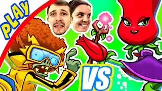 ПРоХоДиМеЦ и БолтушкА в сложном Приключении РАСТЕНИЙ! #334 - игра Plants vs. Zombies: Heroes