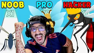 NOOB vs PRO vs HACKER en Moshquito! | Juegos Luky