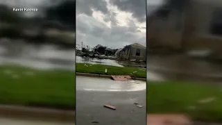 Tornado leaves path of destruction in Temple, Bell County, Texas