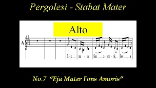 Pergolesi- Stabat Mater - 7. Eja mater - Alto