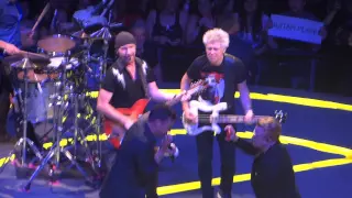 U2 - Desire (With Jimmy Fallon) - Angel Of Harlem (With The Roots) - MSG - NY - 22 - 07 - 2015