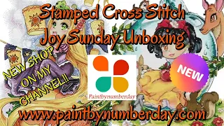 Paintbynumberday #paintbynumberday #pointdecroix  #unboxing #crossstitch #flosstube