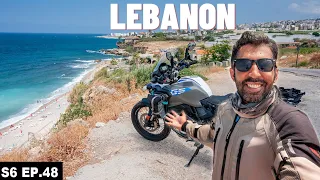 THE DAY LEBANON 🇱🇧 REALLY SURPRISED ME S06 EP.48 | MIDDLE EAST MOTORCYCLE TOUR