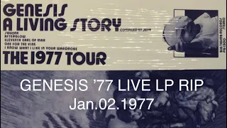 Genesis 1977 Tour from A Living Story Bootleg LP Rip