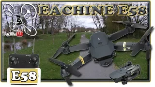 Eachine E58 Drone Foldable Wifi Review Demo / Final Draw, 2 winners!