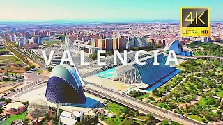 Valencia, Spain 🇪🇸 in 4K 60FPS ULTRA HD Video by Drone