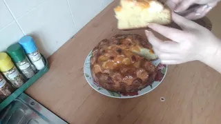 Обалденный пирог с абрикосами.