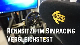 Sparco Pro 2000 vs. Momo Daytona Evo - Rennsitze im Simracing Test