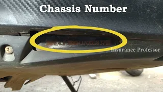 Where is Honda Dio Chassis Number Location | Insurance Professor