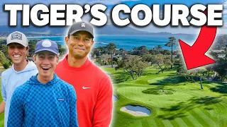 We Played Tiger Wood's Golf Course At Pebble Beach!