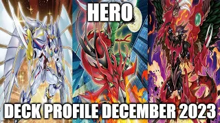 HERO DECK PROFILE (DECEMBER 2023) YUGIOH!