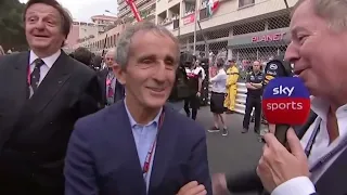 Alain Prost interview Grid Walk Monaco GP 2022