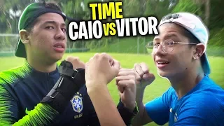 TIME VITOR VS TIME CAIO - JOGO REAL DE YOUTUBERS!