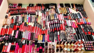 HUGE LIPSTICK COLLECTION | RARA |best lipstick for bridal makeup | RED pink nude  Lipsticks