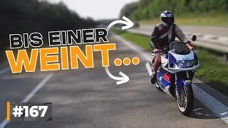 Lebensmüde Motorradfahrer, rasende LKWs und mit Trolli auf Mittelstreifen! | #GERMAN #DASHCAM | #167