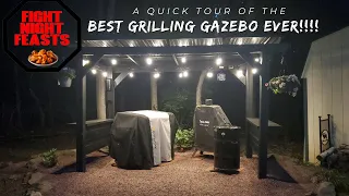 Fight Night Feasts - A look at the Rockport XL grilling gazebo from Backyard Discovery