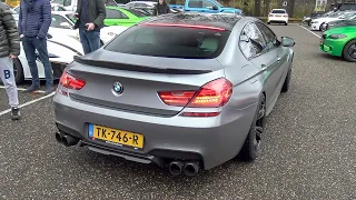 680HP BMW M6 F06 Gran Coupe with Akrapovic Exhaust - LOUD Accelerations, Revs & Donuts !