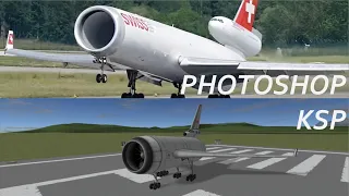 Recreating Cursed Airplanes in Kerbal Space Program