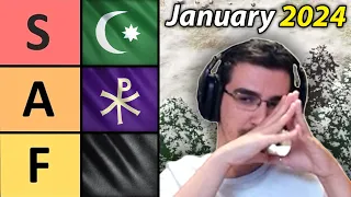 January 2024 Age of Empires 4 Civ Tier List