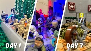 I Built Clone Wars Era MOCs for Different Clone Legions in 7 DAYS