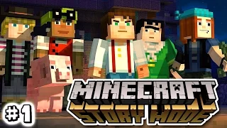 Minecraft: Story Mode, Episode 1 - 01. Турнир строителей!