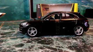 Unboxing PORSCHE MACAN TURBO S - BURAGO 1/24 - 4K VIDEO