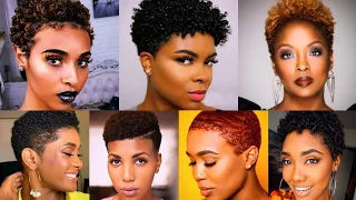 2024 Latest Pictures of Short Haircuts for Black Females | New And Stylish TWA, Pixie Short Haircuts