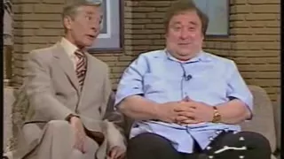 Bernard Manning and Kenneth Williams together on TV-am - 1985