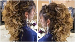 HERMOSO SEMIRECOGIDO ELEGANTE PARA NOVIA O FIESTA , GRADUACIÓN, INVITADA , MADRINA