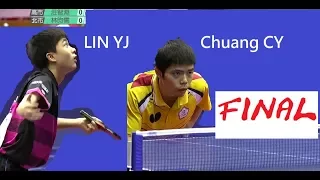 [TT 2017] Taiwan National final Chuang CY- Lin YunJu (TPE Harimoto) English Translated