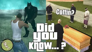 GTA San Andreas Secrets and Facts 35 Blueberry, Easter Eggs, Werewolf, Girlfriends, Coffin Secret