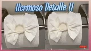 COMO DECORAR EL ROLLO DE PAPEL DEL BAÑO 🧻 || KAREN LOPEZ