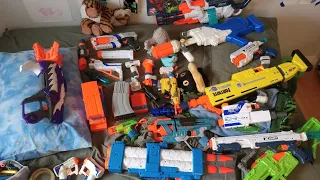 100 subscriber special reloading all my nerf guns