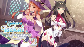 Sakura Isekai Adventure 2 - Cat Girl & Fox Girl change clothes! [Part 1]