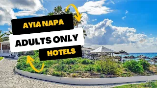 🏝️ TOP 6 ADULTS ONLY Ayia Napa Hotels (Cyprus) *2022*