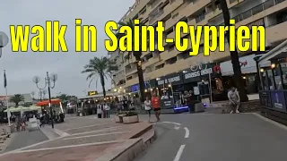 walk in Saint-Cyprien - French region