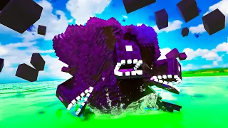 Giant WITHER STORM Monster Get's Melted in ACID! - Teardown Mods