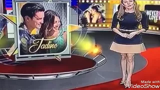 jadine on tv patrol mas daring sa pelikulang never not love you😨