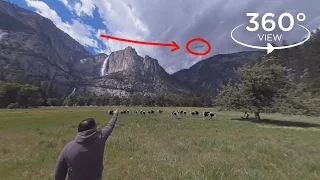 360° UFO Sighting at Yosemite Park Caught on 4K 360 Video Camera!