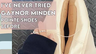 Getting myself new pointe shoes | First time user of *Gaynor Minden*  | VLOG style