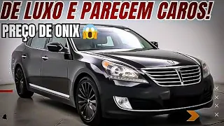 5 CARROS LUXUOSOS QUE SÃO "BARATOS" MAS PARECEM CAROS 😱.