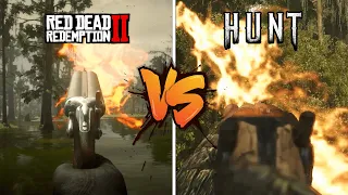 Red Dead Redemption 2 VS Hunt Showdown - Weapons Comparison