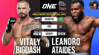 MIDDLEWEIGHT MAYHEM 😱 Leandro Ataides DESTROYED Vitaly Bigdash