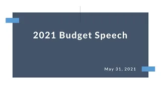 2021 Budget Speech