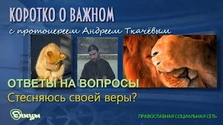 Стесняюсь своей веры? о. Андрей Ткачев