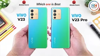 ViVO V23 vs ViVO V23 Pro || Full Comparison ⚡ Which one is Best.