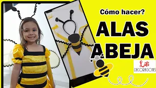 CÓMO HACER ALAS DE ABEJA PARA DISFRAZ