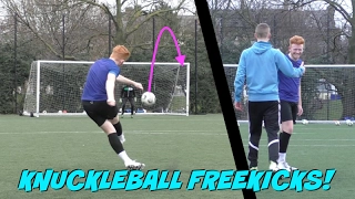 New Year Knuckleballs! | YouTube Meet Up 2017 | Unedited Freekick Practice