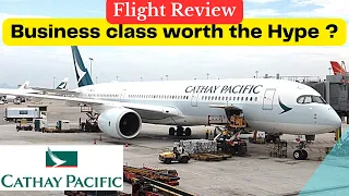 Business Class Review A350 | Cathay Pacific Flight Review | Taipei - Hongkong | CX 495