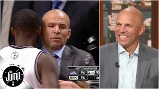 Jason Kidd recalls infamous moment he spilled drink on the court while coaching Nets | The Jump